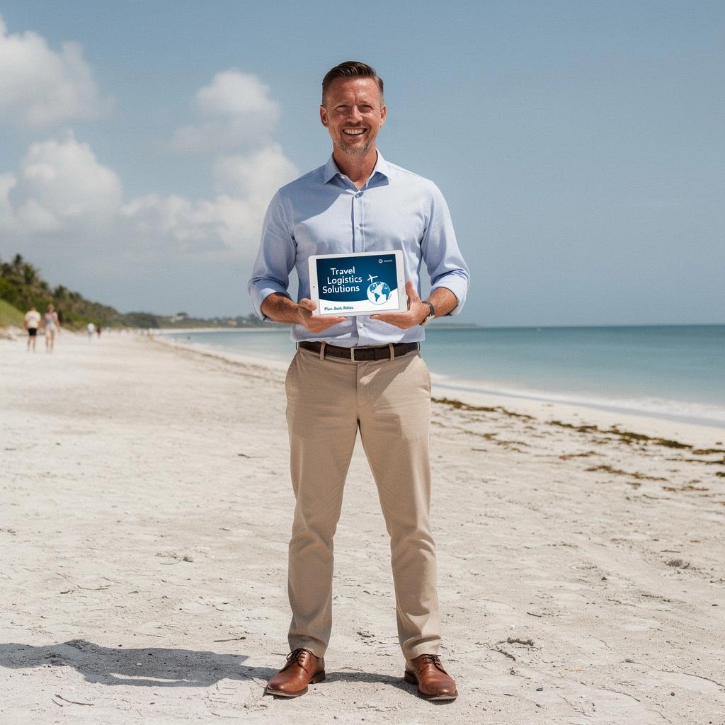 Mapa z zaznaczonymi trasami i punktami atrakcji na wybrzeżu.